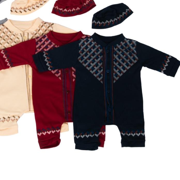 baju koko bayi anak laki laki baju koko newborn Koko jumper baju muslim anak bayi newborn 0-12 bulan