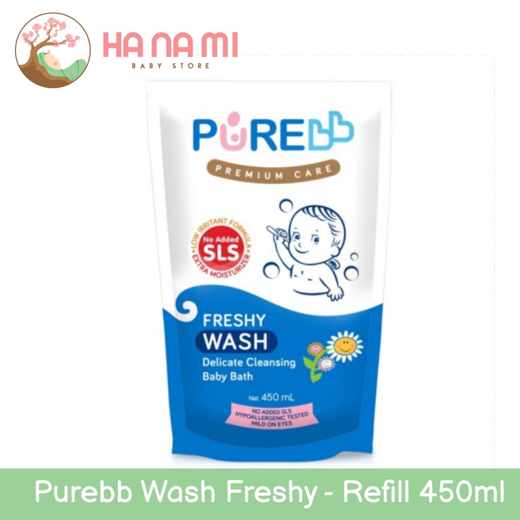 Purebb Wash Freshy / Fruity Refill 450ml