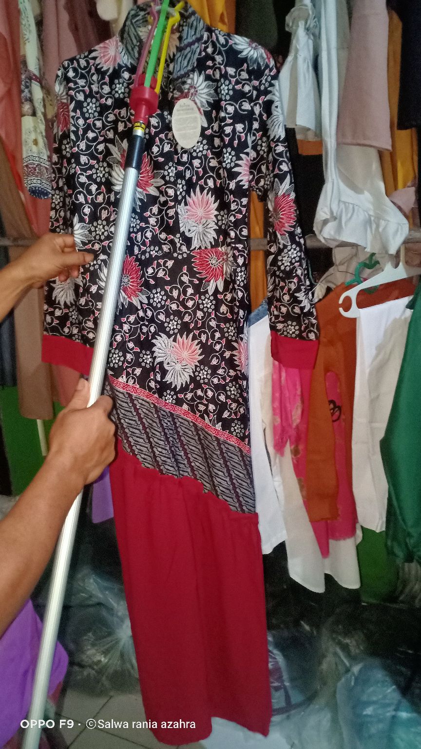 Gamis Batik Siput Miring