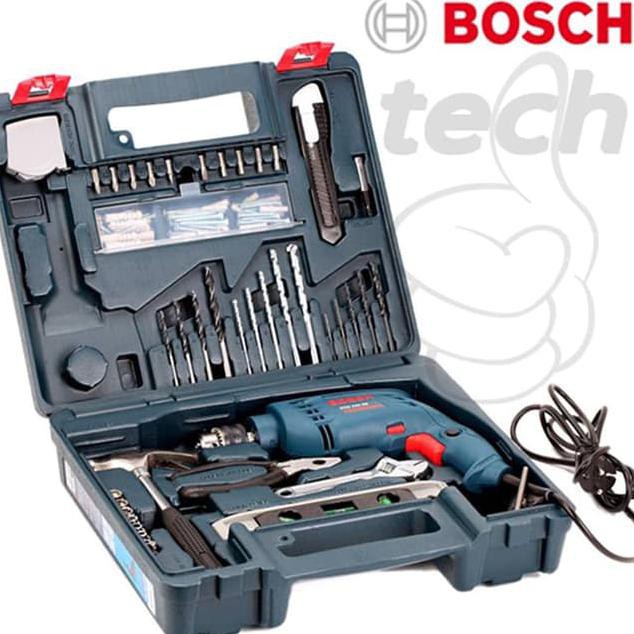 Mesin Bor Tembok Beton Bosch GSB 500 RE & Hand Tool Kit - Perkakas