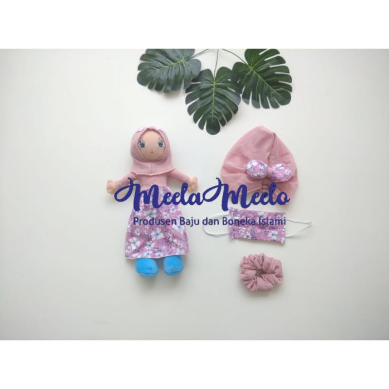 boneka mainan anaka boenka muslimah isi 4 pcs