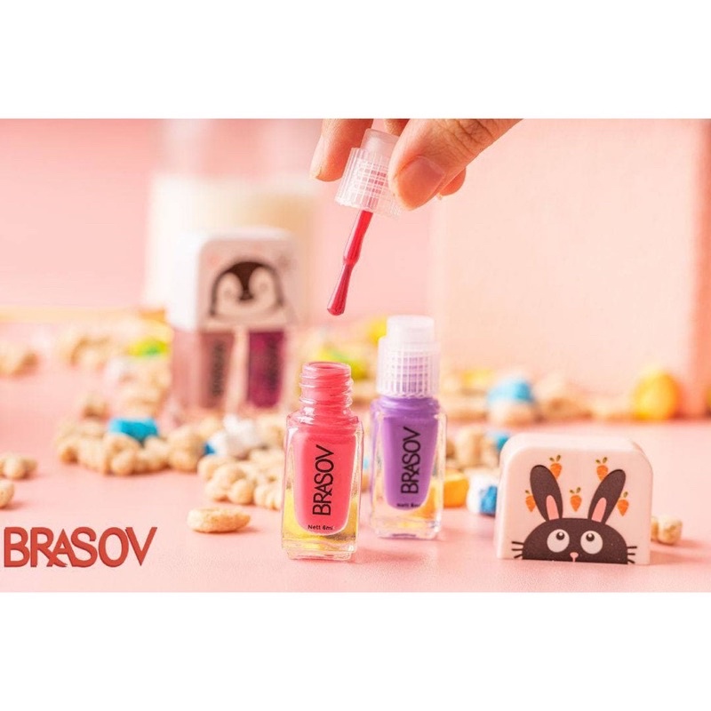 BRASOV NAIL POLISH 2 IN 1 2x6ML