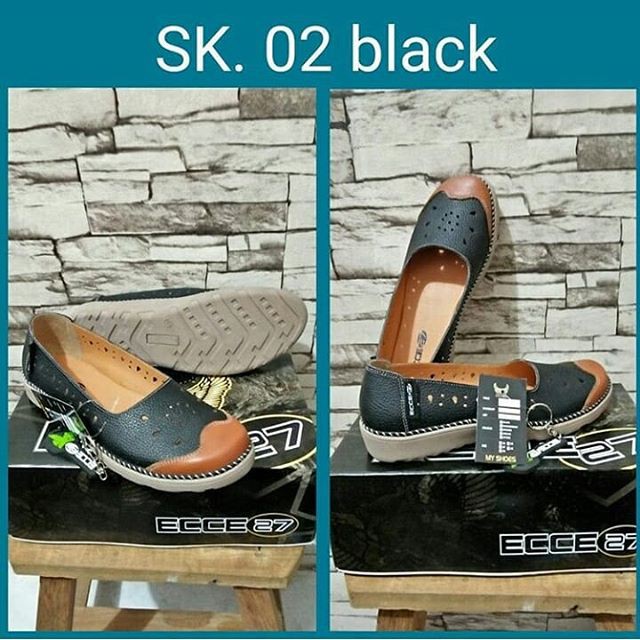SEPATU KULIT CEWEK MURAH SK 02 ECCE 27