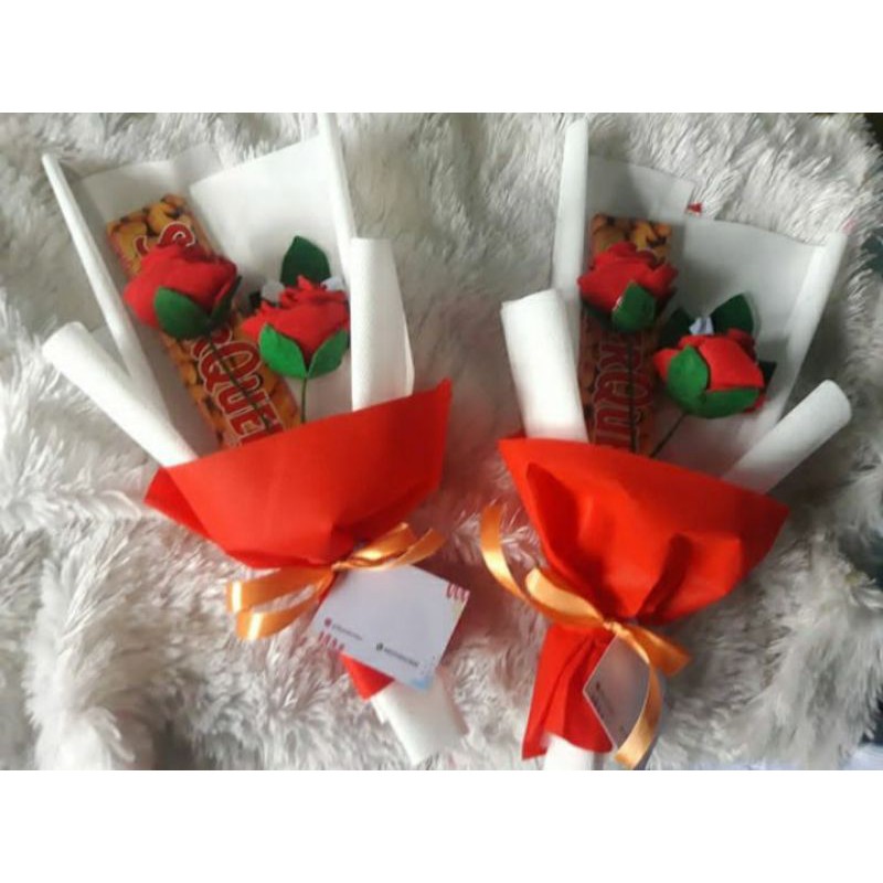buket coklat valentine / buket coklat surabaya