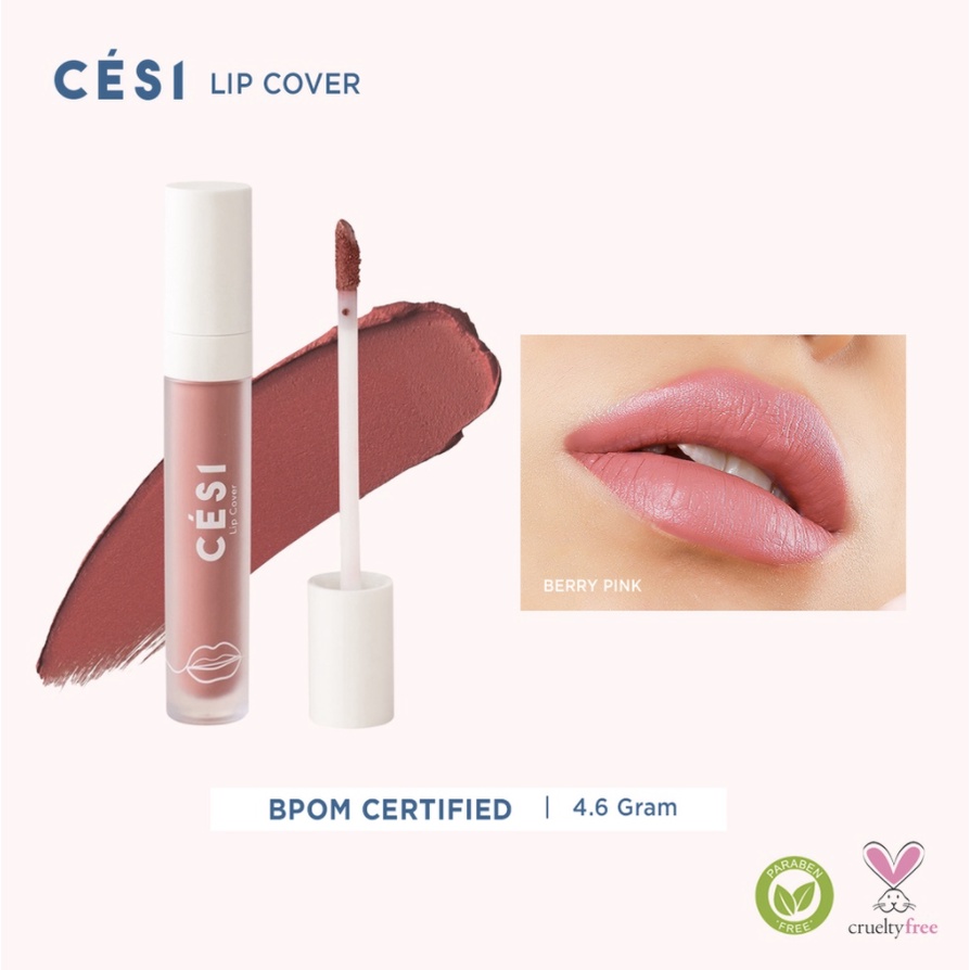 CESI Lip Cream Cover Berry Pink (Warm Mauve) 4.6 Gram