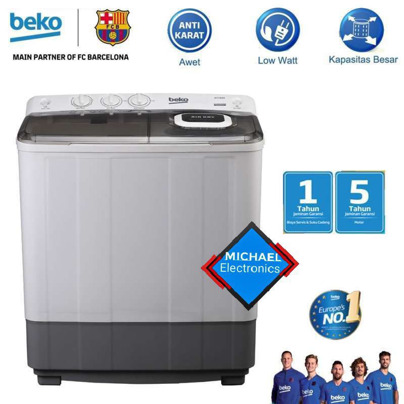 PROMO BEKO MESIN CUCI 2TABUNG 9KG WTT90A