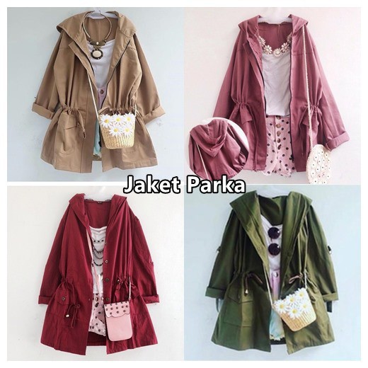 Jaket Parka Wanita Semi Parka Cewek Blazer