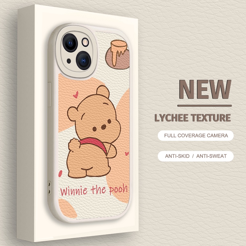 Casing Soft Case Motif Winnie The Pooh Untuk iPhone 6 / 7 / 8 + / X / XR / Xs Max 13 / 11 Pro Max