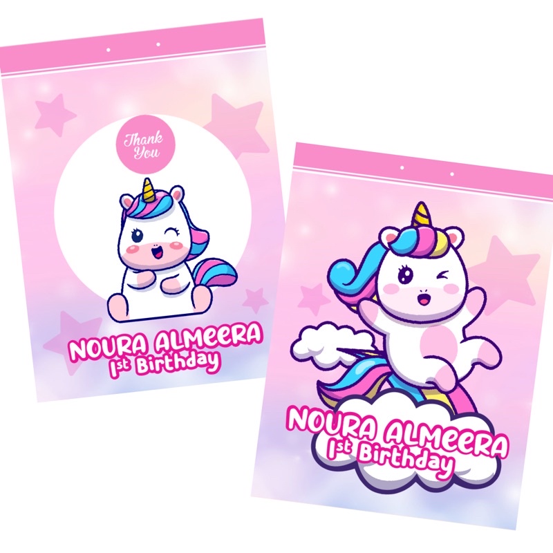 

Kotak Box Mika Souvenir Ultah Unicorn New