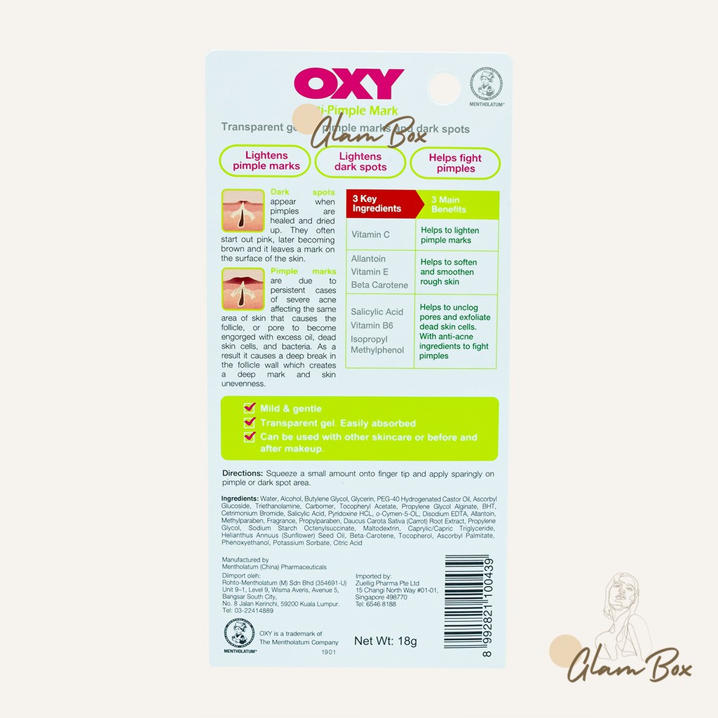 Oxy Anti Pimple Mark 18g