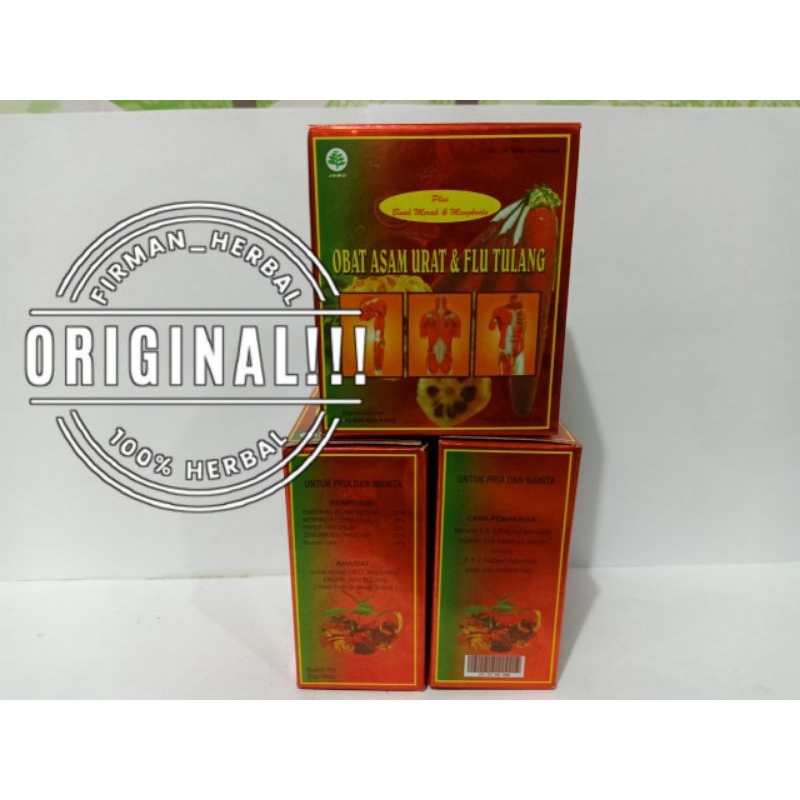 obat asam urat dan flu tulang ORIGINAL 100%