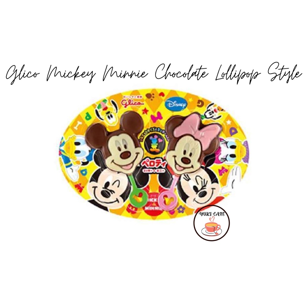 

COKELAT - JAPAN GLICO MICKEY MINNIE CHOCOLATE LOLLIPOP STYLE