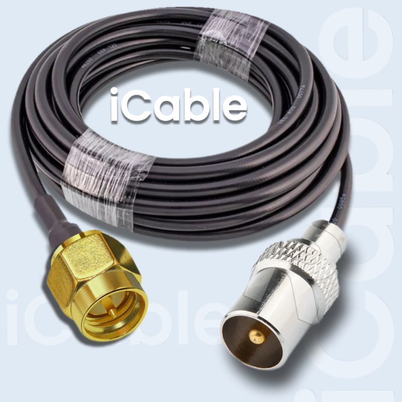 Kabel pigtail modem RG6 Orbit Star 2 Huawei Router B312 B311 sma male