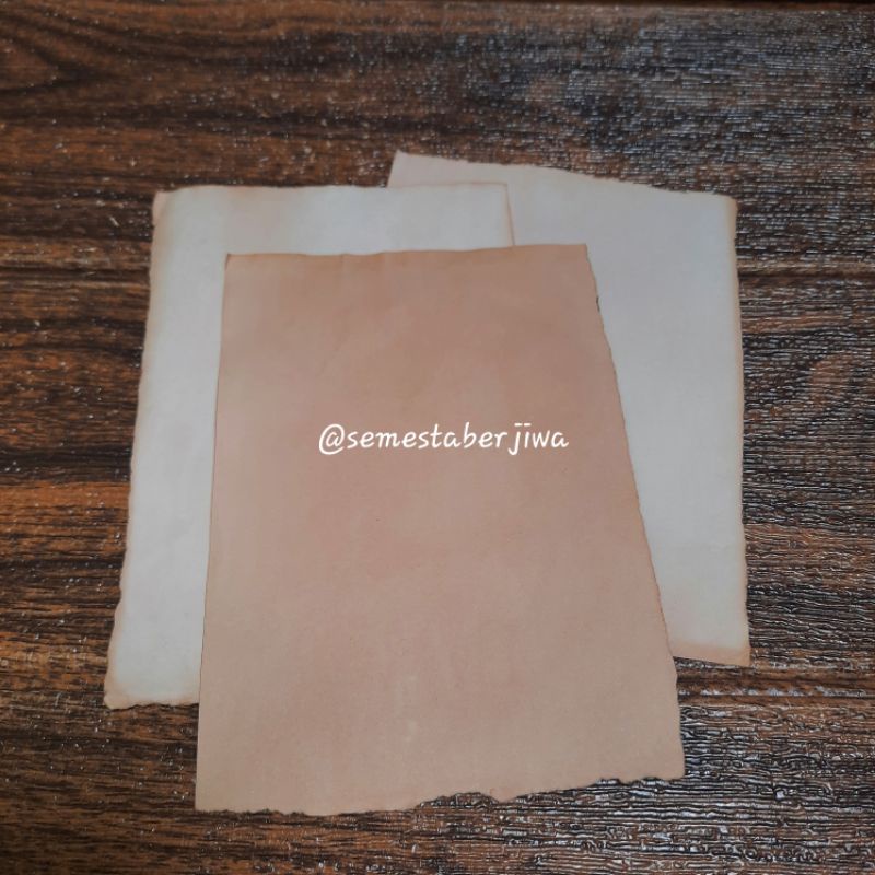 

Tea Dye Paper Kertas Teh Vintage untuk journnaling