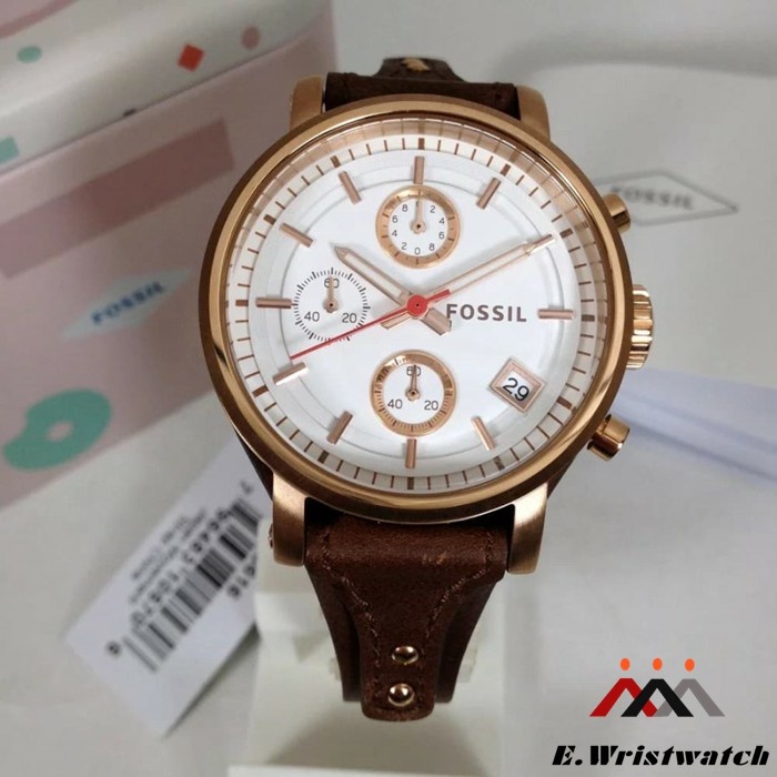 Jam Fossil Original Wanita Boyfriend ES3838 ES3616 ES4114 Bergaransi Fossil Watch