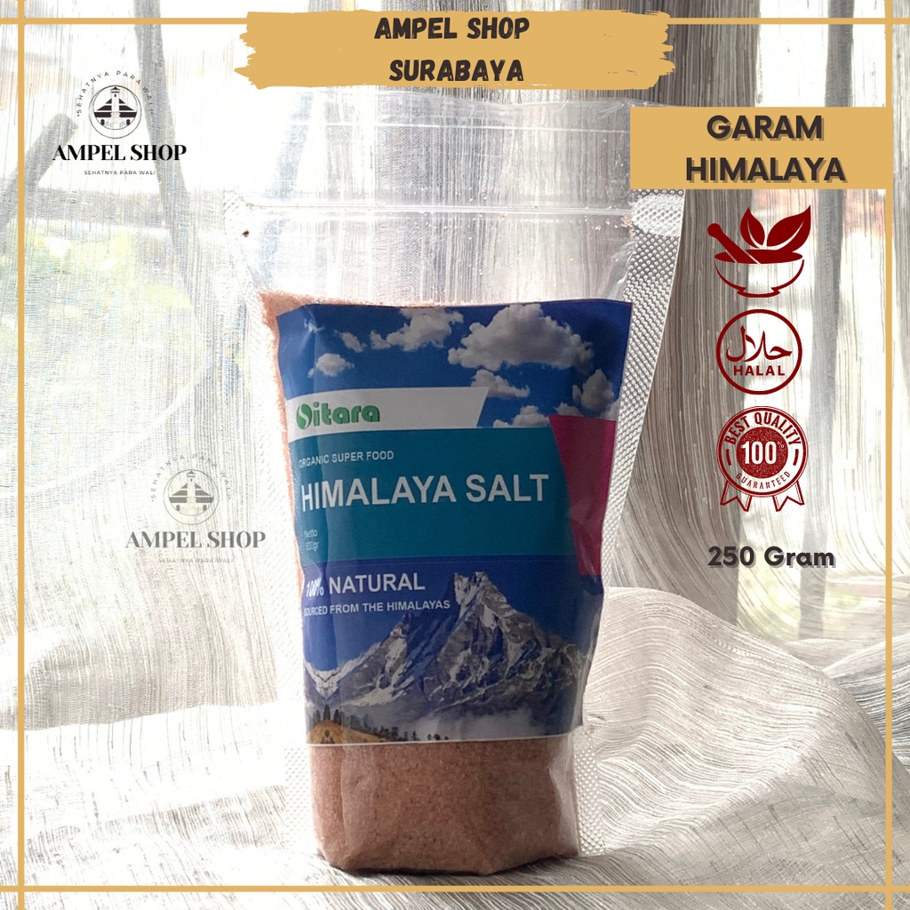 

Garam Himalaya - Himalayan Salt untuk diet dan MPASI - Pink Lava Organik Himalayan Salt 250 Gram