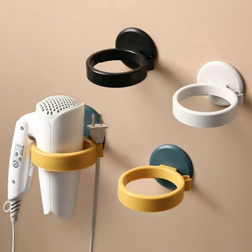 Rak Holder Hair Dryer Model Simpel, Ditempel Pada Dinding