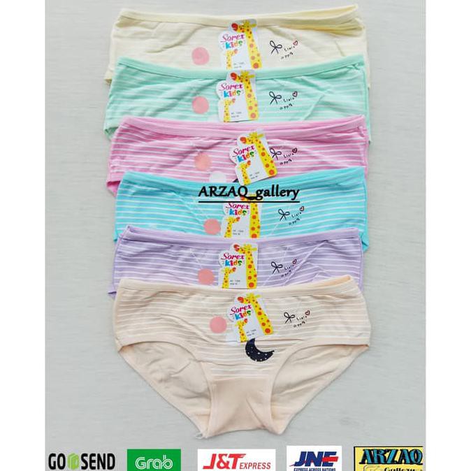 1 Lusin Sorex Kids Girl 1304 - Cdsegitiga Anak Perempuan N51 Terbaru
