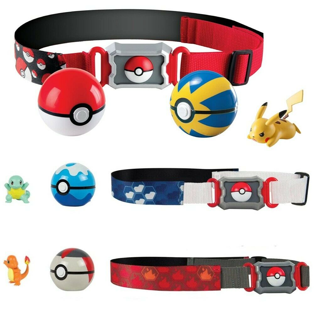 Mainan Pokeball Pokemon Pikachu Bulbasaur Eevee Squirtle Untuk Anak