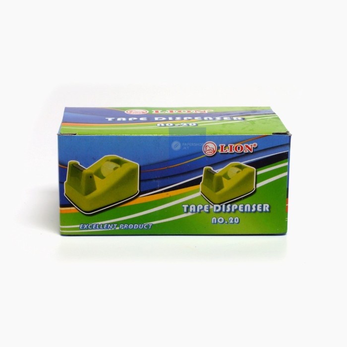 

Segera Miliki Tape Dispenser No: 20 Lion/ Tempat Isolasi Kecil Atk Terlaris