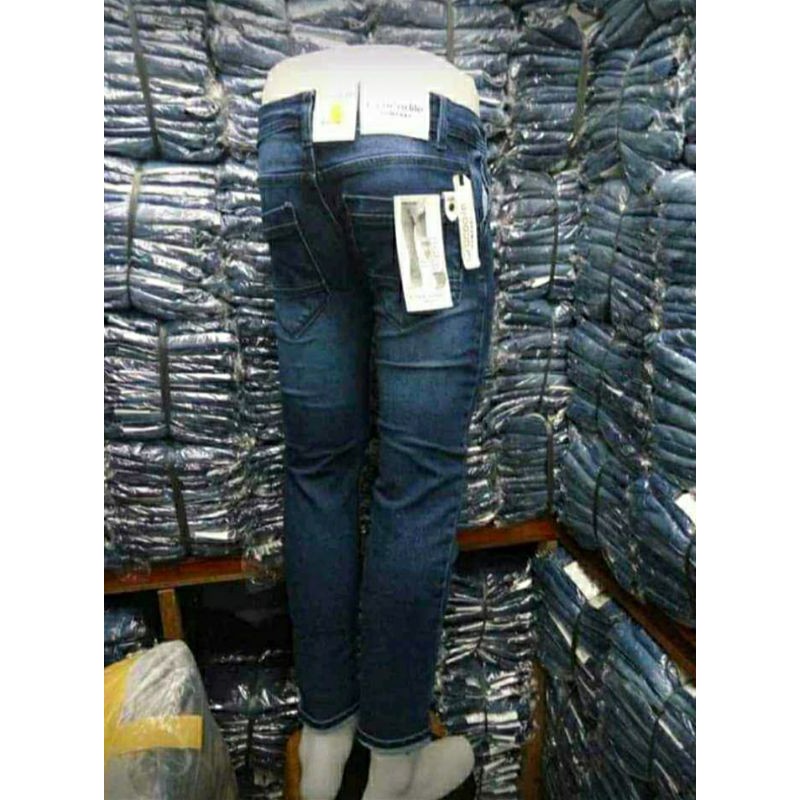 celana panjang pria slim fit jeans/ jeans pria pensil termurah