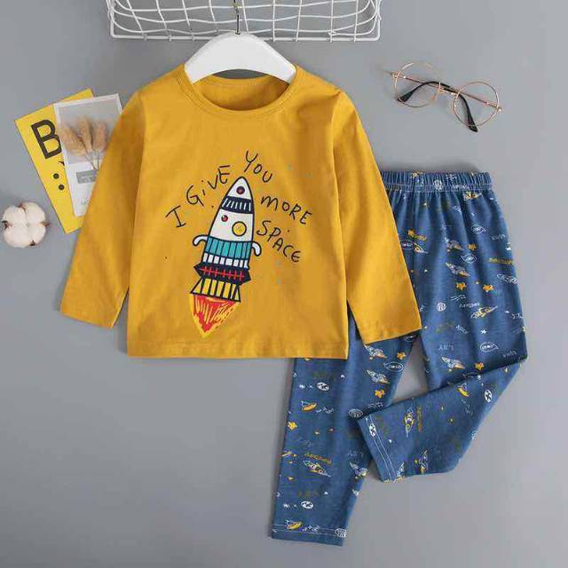 (grosir @60rb) Piyama anak kecil Baju Tidur setelan Anak lengan panjang bahan bagus