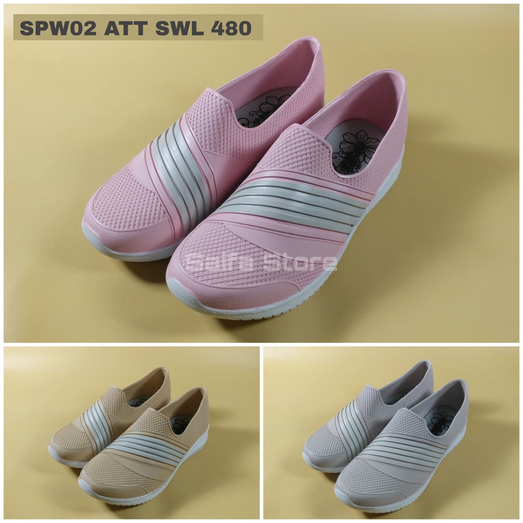 Sepatu Wanita Original ATT SWL 480 Warna Sepatu Wanita Murah Sepatu Karet Wanita Import