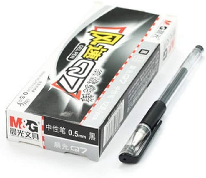

Gel Pen Pena jel Pulpen Gel Artrink Q7 0.5 MM - Hitam