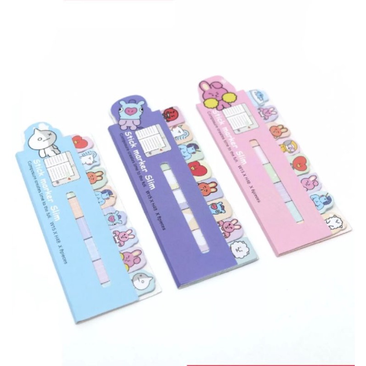 

Sticky Notes Kertas Unik / Stick Note Kertas boneka kartun lucu Dan Unicorn / Bookmark Fancy /Pembatas Buku Lucu