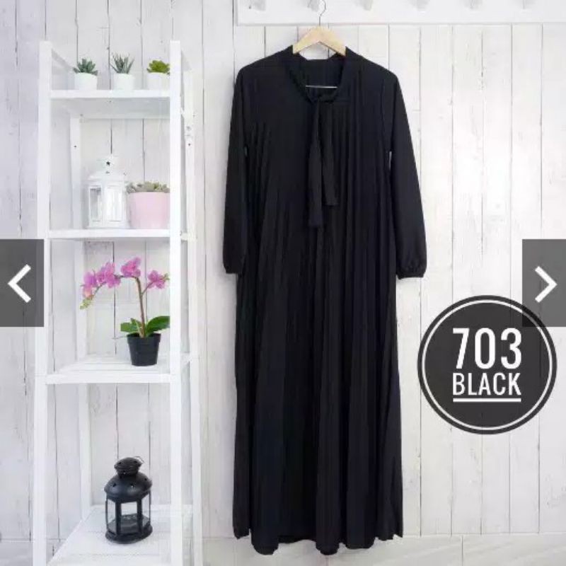 Gamis Plisket terlaris best seller