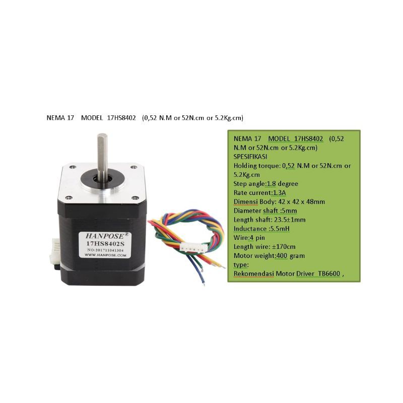 Stepper motor 17HS8402S nema 17