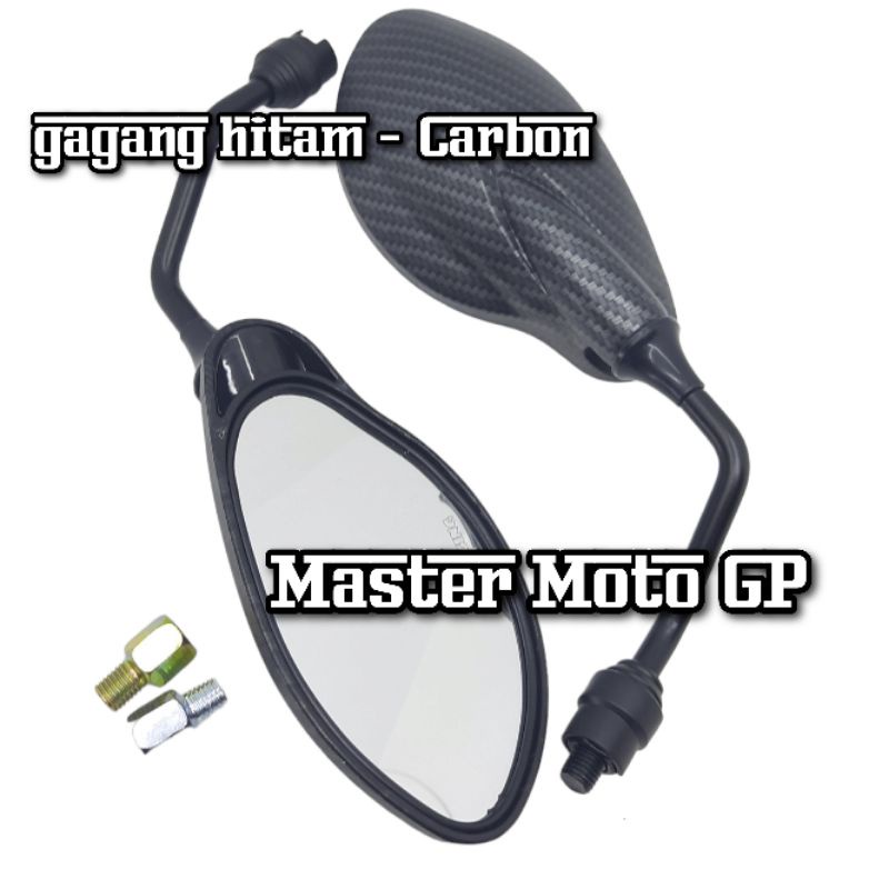 Spion model x1 hitam spion x1 black cermin putih spion x1 carbon doff rear mirror x1 Nmax pcx vario ADV mx vixion jupiter supra freego Rxking cbr