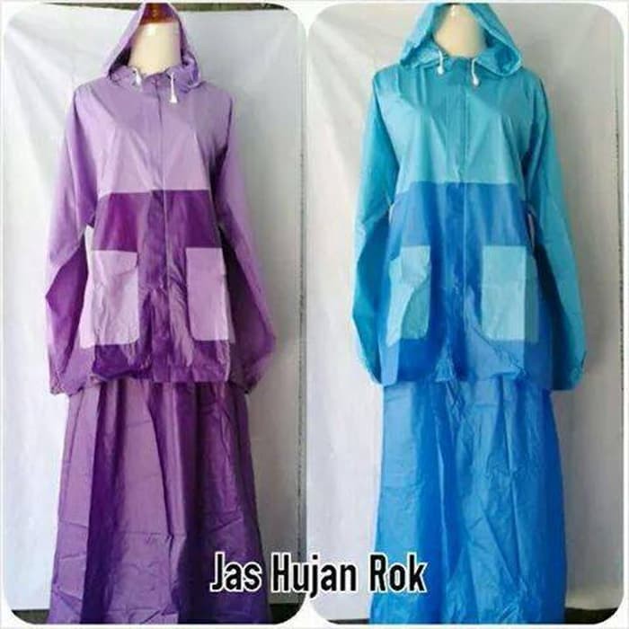 JAS HUJAN ROK WANITA MUSLIMAH SALSA