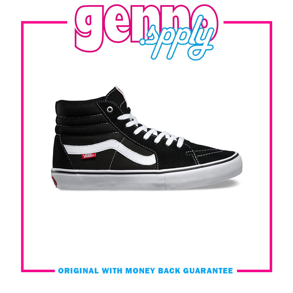 VANS SK8 HI PRO BLACK WHITE