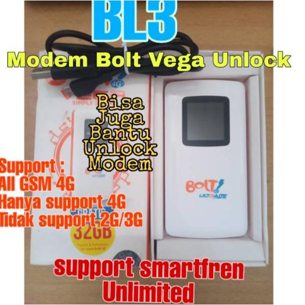 Modem Bolt Sudah Unlock Aquila Mf90 Hydra Vega Vela Juno E5372 E5577 E5773 Kode 44 Shopee Indonesia