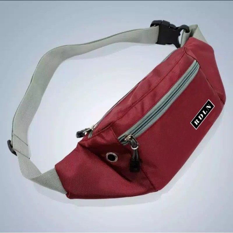 Tas Waistbag - TAS SELEMPANG TAS PINGGANG PRIA WAISTBAG DISTRO MURAH