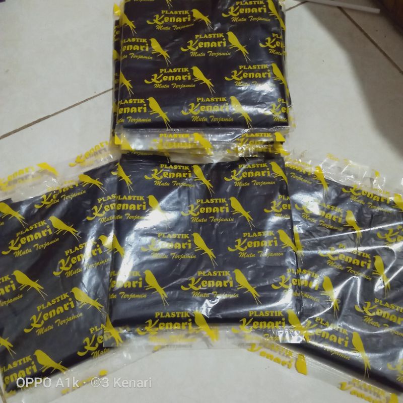 Kantong plastik kresek Hitam ukuran 15