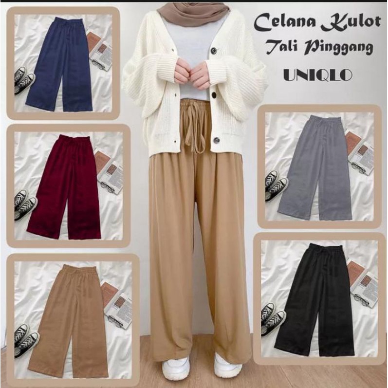 PROMO CELANA KULOT UNIQLO//CELANA KULOT WANITA UNIQLO TERBARU