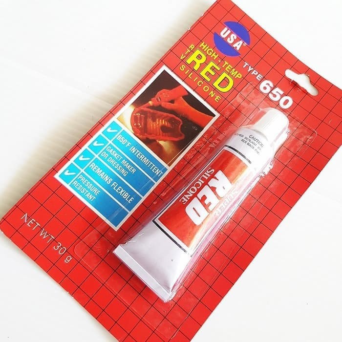 

Lem Silicone Red 650