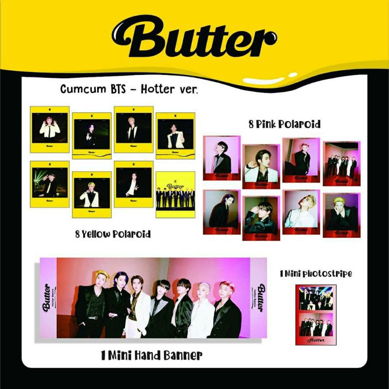 BTS BUTTER PAKET HEMAT FANKIT BIRTHDAY GIFT