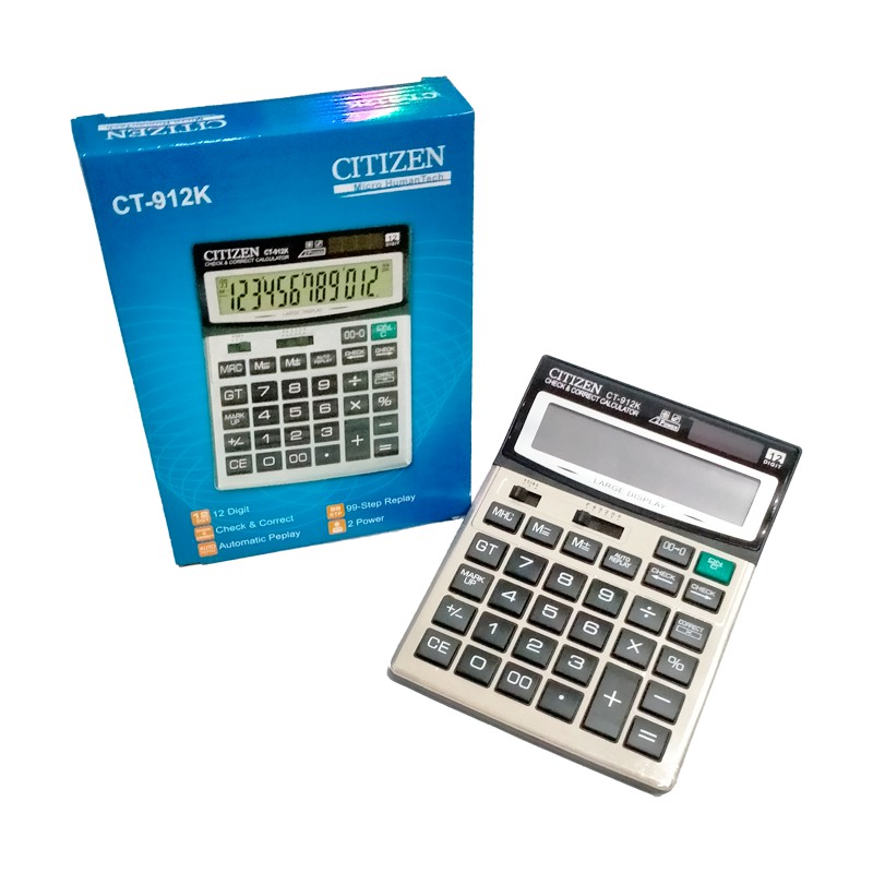 

KALKULATOR CITIZEN CT-912K (12 DIGIT/ CHECK & CORRECT