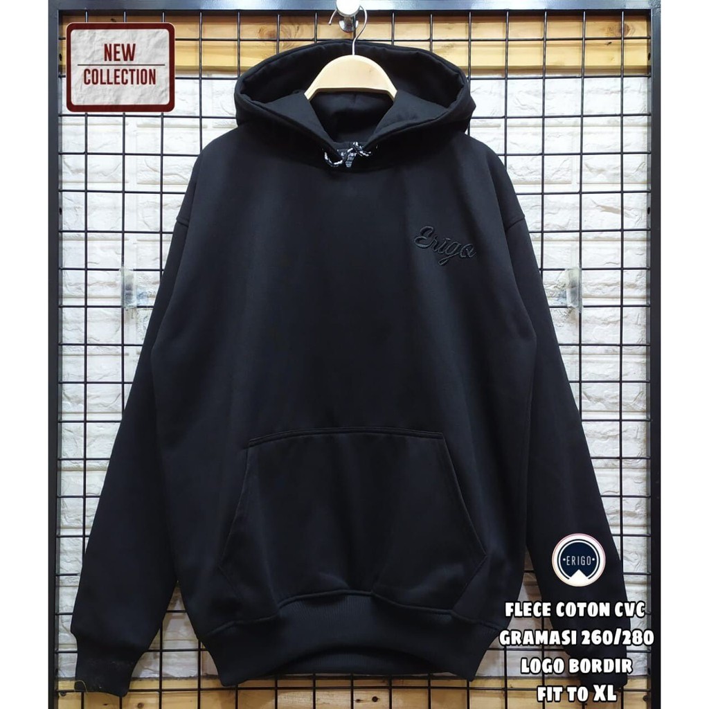 Erigo Hoodie Ethel Black Hoodie Erigo Super Premium