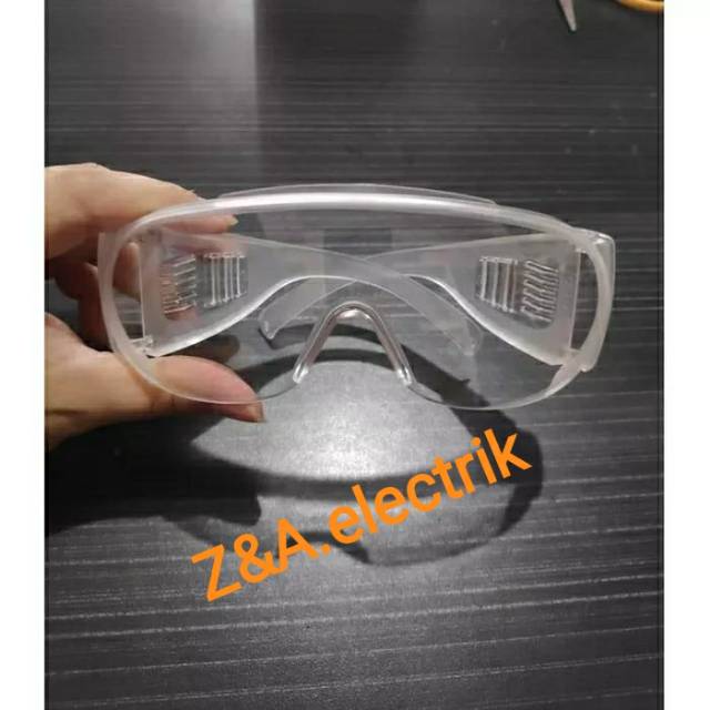 Kacamata Goggles Safety Goggle APD Anti virus Kacamata Las Bening