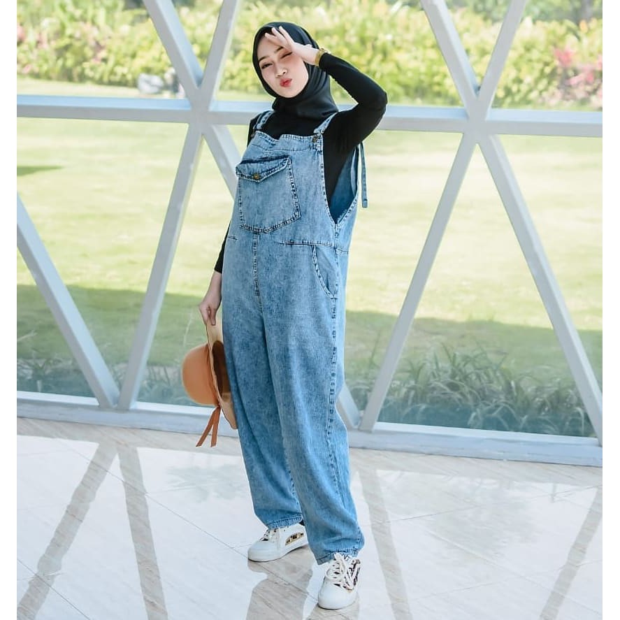 overall jeans shopee