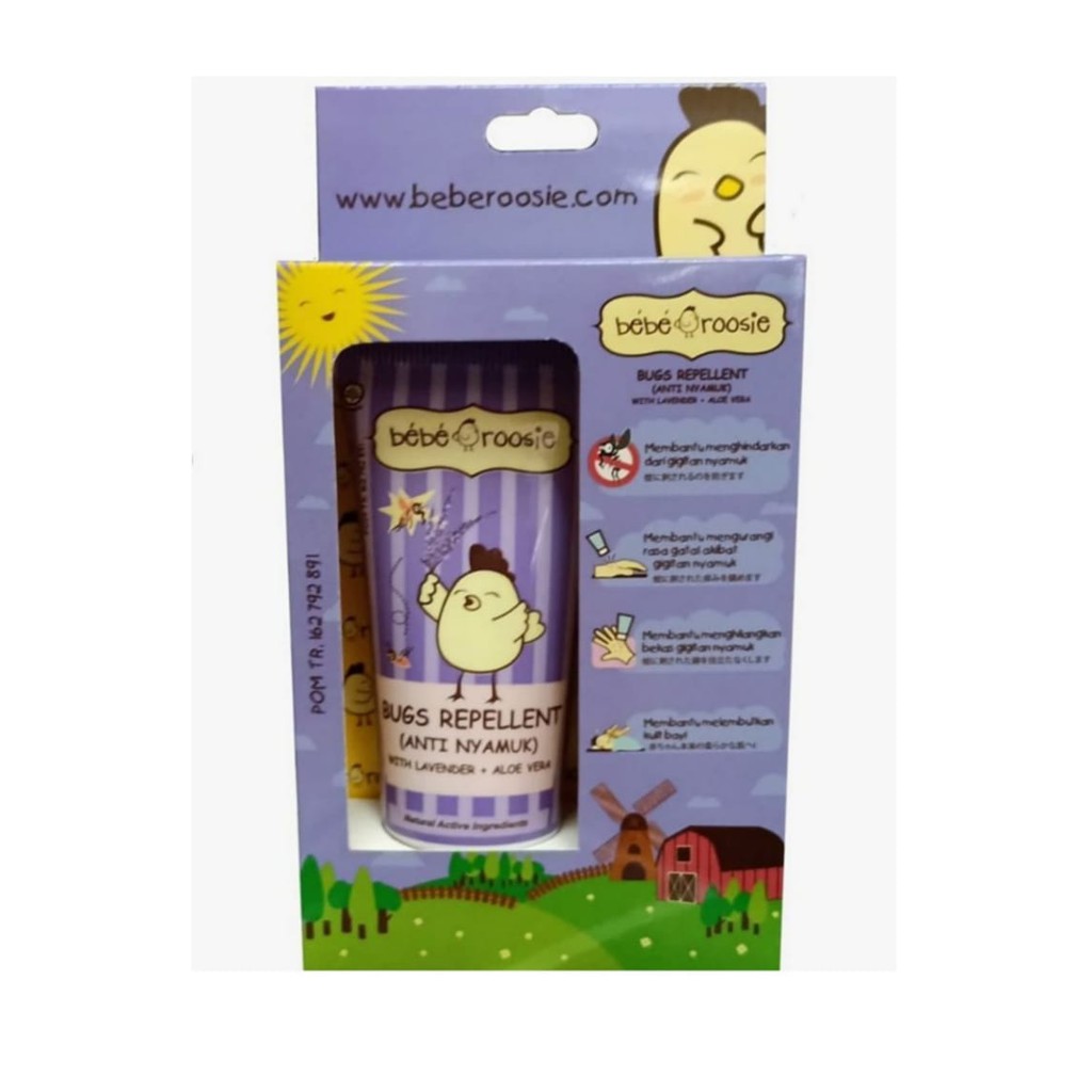 Bebe Roosie - Telon Cream Lavender 60 Gr