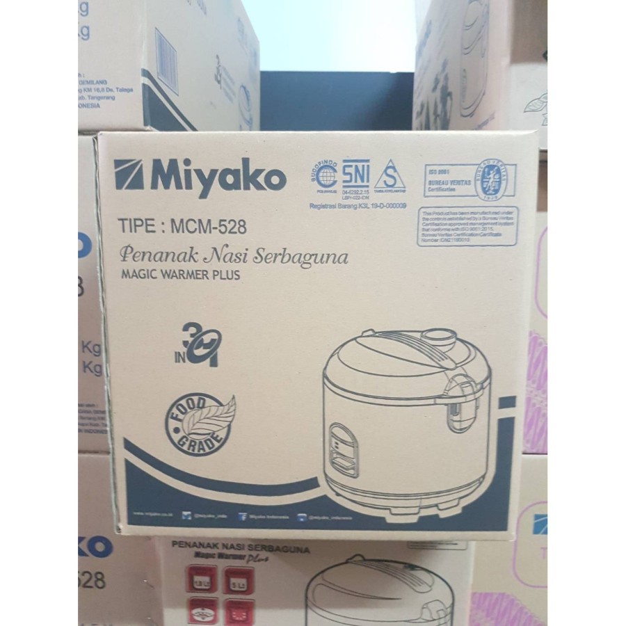 Magic Com Rice Cooker Miyako MCM528 MCM 528 MCM-528 3in1 1,8Liter