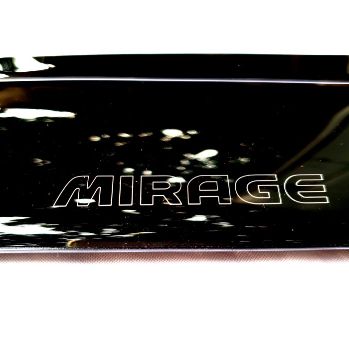 TALANG AIR MOBIL MITSUBISHI MIRAGE GEN 1 MODEL SLIM AKRILIK HITAM