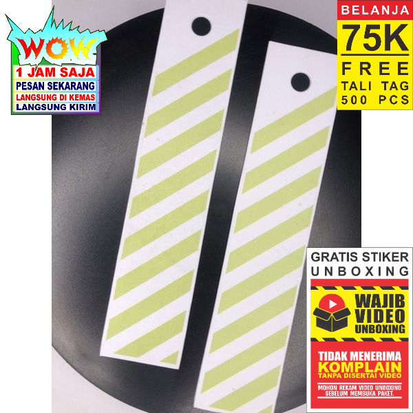 

OFF WHITE LABEL EXTRA TAG HANGTAG SUPER PREMIUM CO 1X DI KIRIM 600PCS