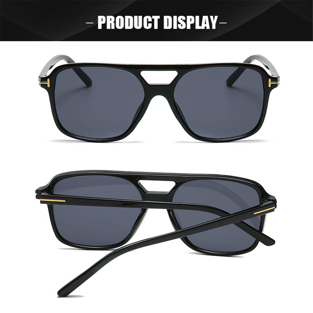 Lily Kacamata Hitam Persegi Musim Panas Warna Permen Gaya Retro UV400 Ladies Shades