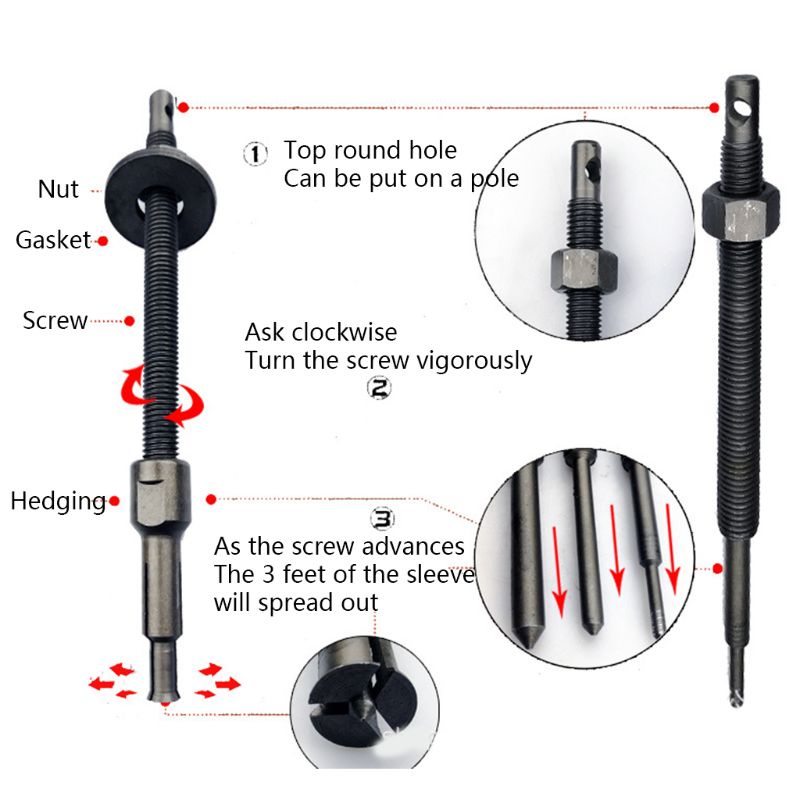 8PCS/SET Treker Bearing Puller Set Treker Lepas Pembuka Bearing Laher Tutup CVT | Disassembler